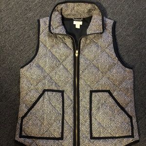 J Crew Herringbone Vest